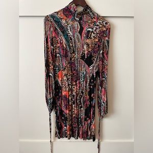 Free People Paisley Mini Dress